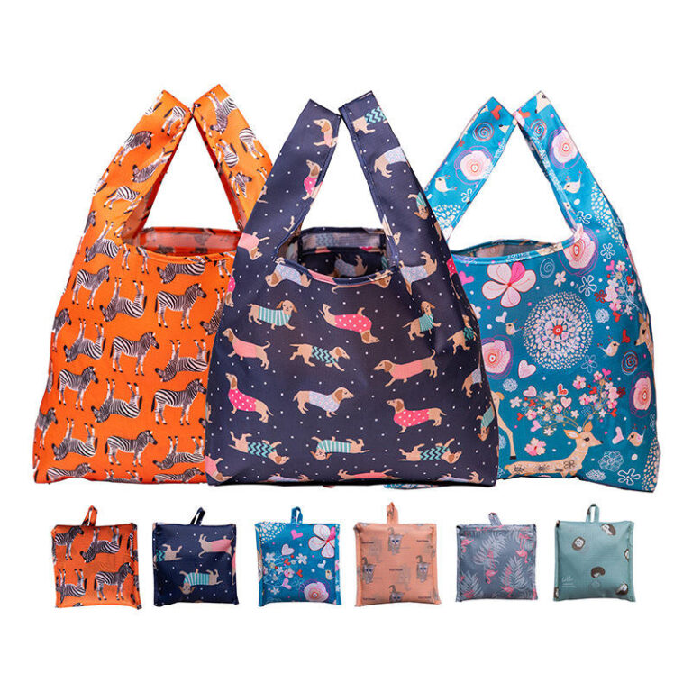 Reusable foldable shopping bags (4)