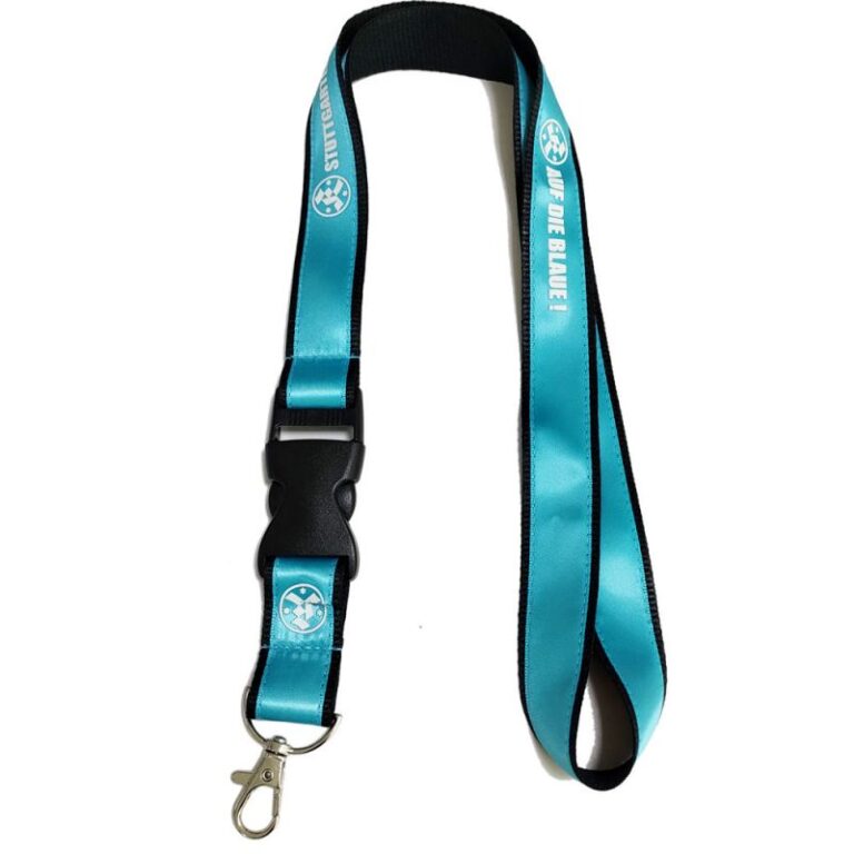 Silk screen satin ribbon lanyards (4)