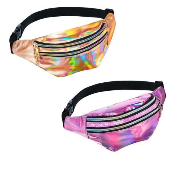 Custom Laster Pu Waist Fanny Pack (4)