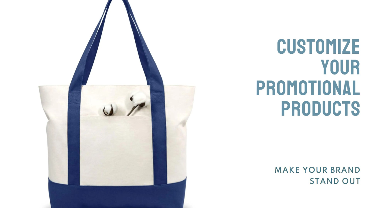 Customize your promotional products