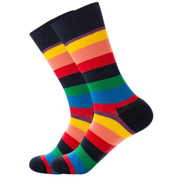 rainbow Jacquard Knitted Socks