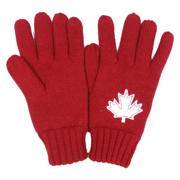 Winter Gloves with Embroidery Patch